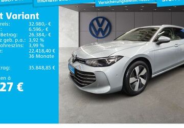 VW Passat Variant 23.162 km 32.980 &euro; Frankfurt 60326