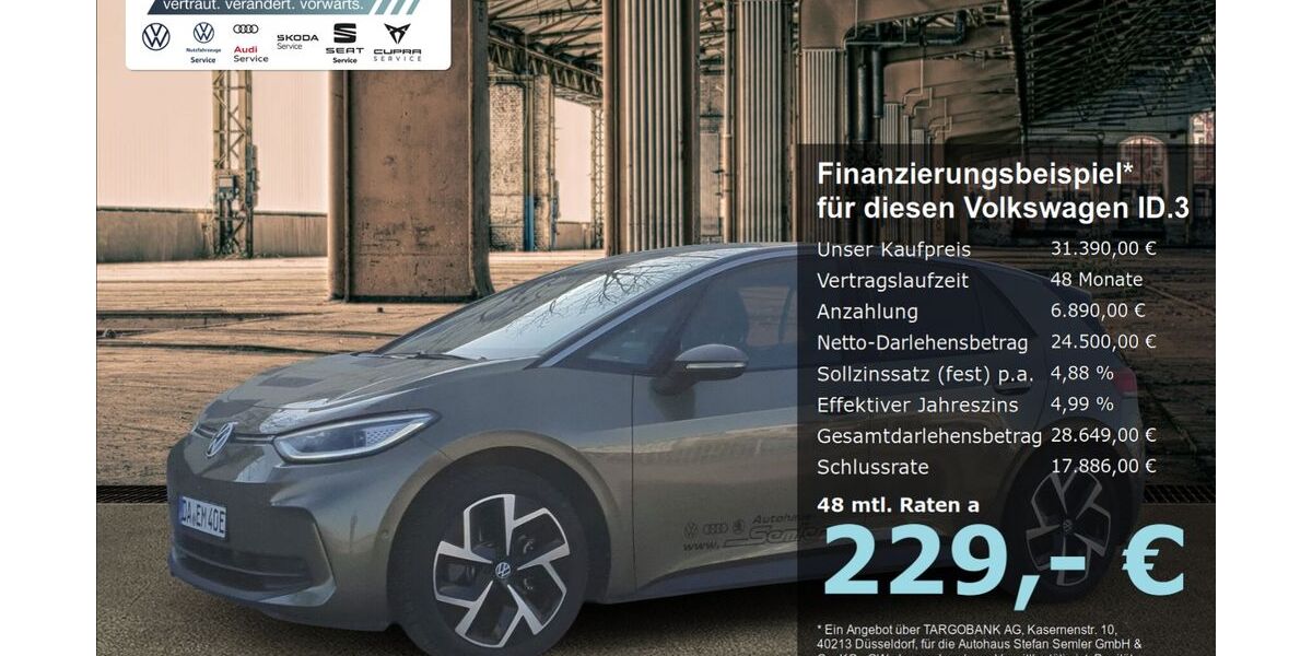VW ID.3 35.000 km 31.390 &euro; Griesheim 64347