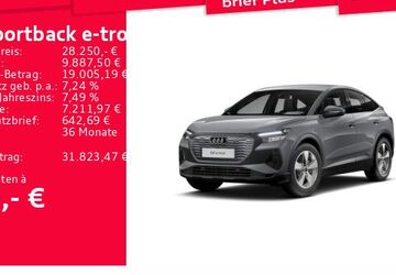 Audi Q4 e-tron 58.325 km 28.250 &euro; Frankfurt am Main 60314