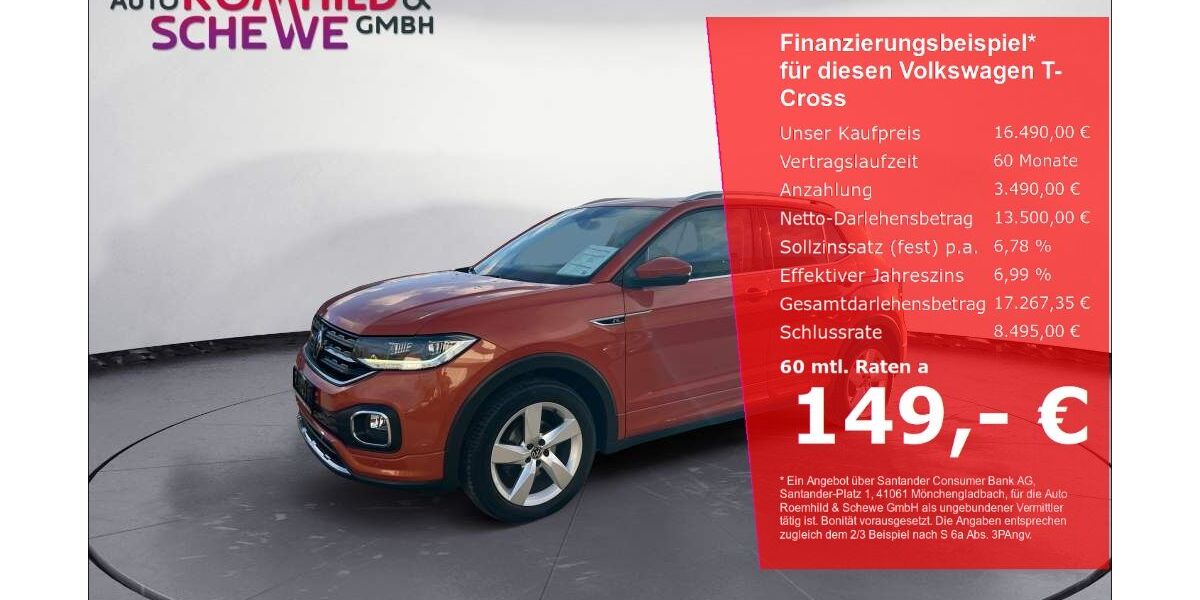 VW T-Cross 91.500 km 16.490 &euro; Dieburg 64807