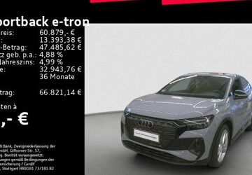 Audi Q4 e-tron 5.800 km 58.879 &euro; Offenbach am Main 63071