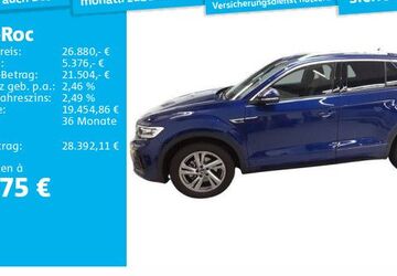 VW T-Roc 15.259 km 26.880 &euro; Frankfurt 60326