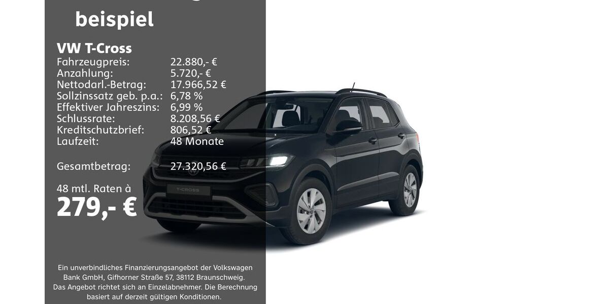 VW T-Cross 7.187 km 22.880 &euro; Groß-Umstadt 64823