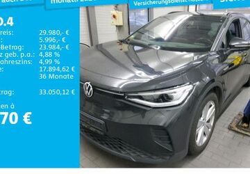 VW ID.4 60.317 km 29.980 &euro; Frankfurt 60326