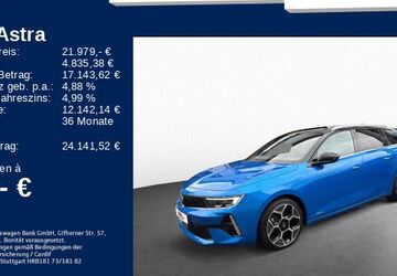 Opel Astra 23.600 km 20.679 &euro; Bischofsheim 65474