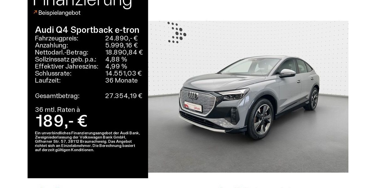 Audi Q4 e-tron 97.471 km 24.890 &euro; Hofheim 65719