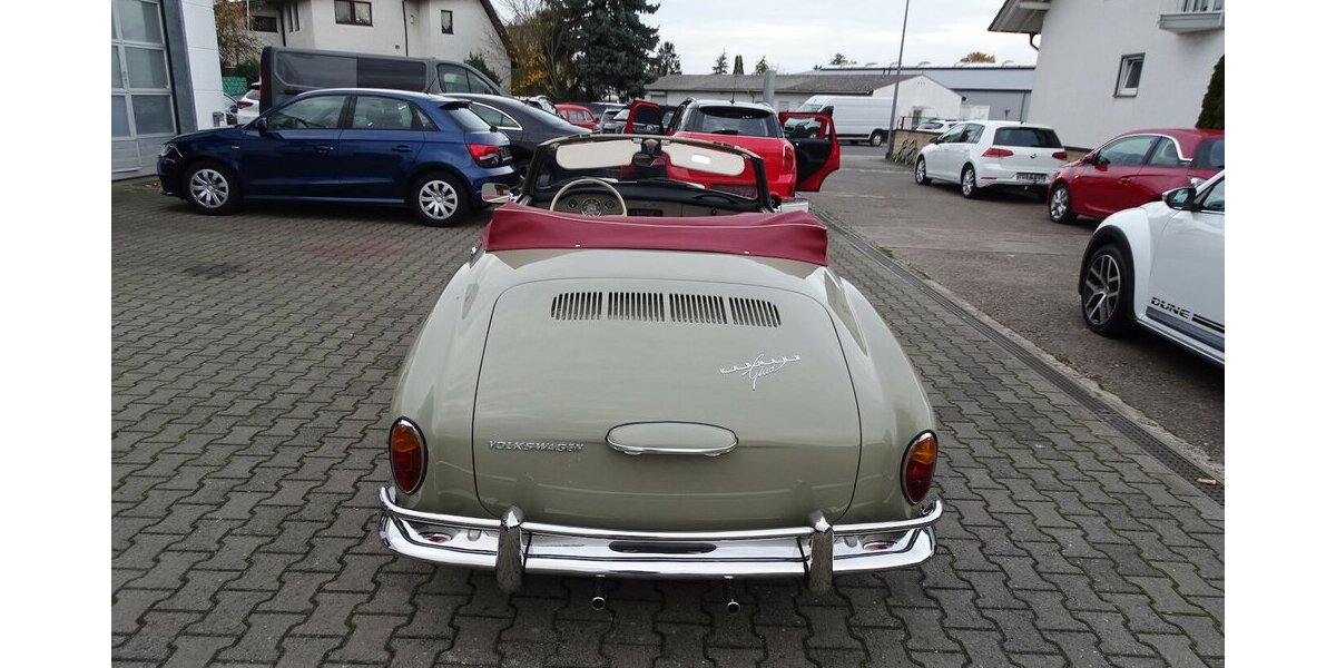 VW Karmann Ghia Cabrio vollständig restauriert 1.200 km 63.900 &euro; Rodgau 63110