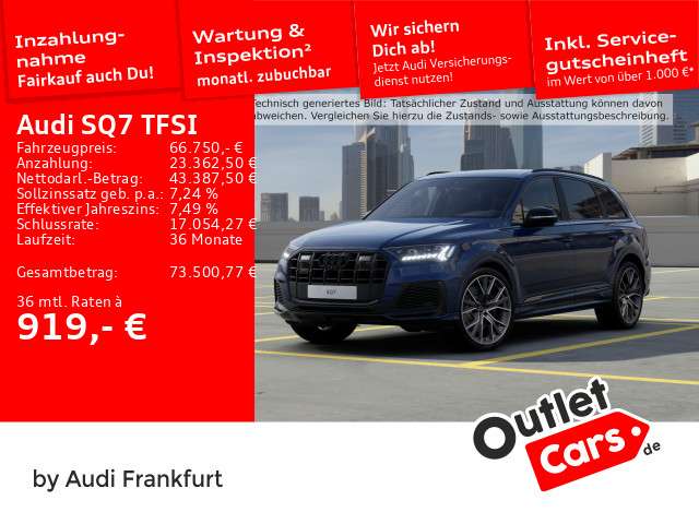 Audi SQ7 88.955 km 66.750 &euro; Frankfurt am Main 60314