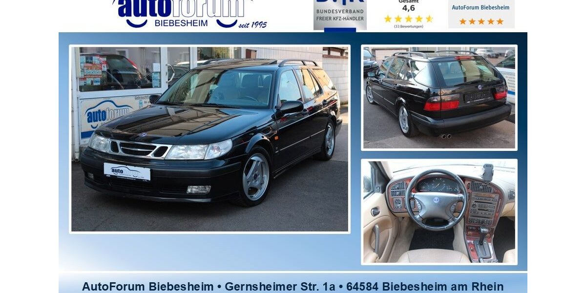 Saab 9-5 187.000 km 5.555 &euro; Biebesheim 64584