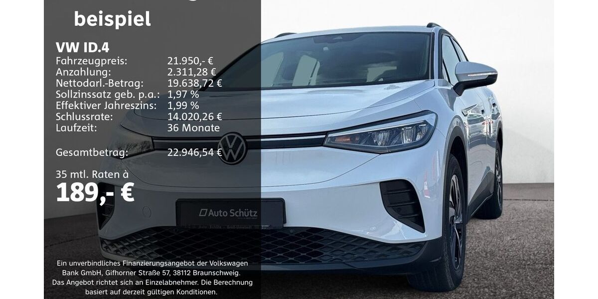 VW ID.4 19.653 km 21.950 &euro; Groß-Umstadt 64823