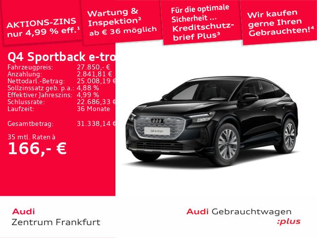 Audi Q4 e-tron 37.468 km 27.850 &euro; Frankfurt am Main 60326