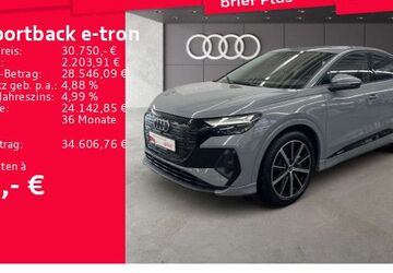 Audi Q4 e-tron 53.963 km 30.750 &euro; Frankfurt am Main 60326