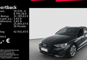 Audi A3 6.950 km 39.979 &euro; Offenbach am Main 63071