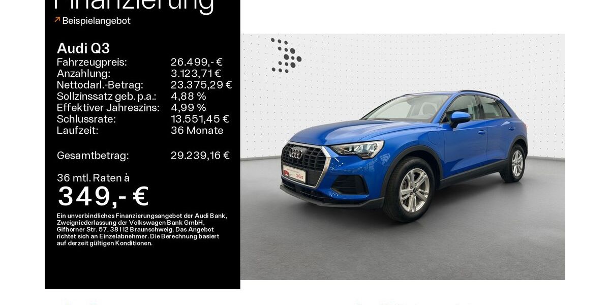 Audi Q3 43.372 km 26.499 &euro; Hofheim 65719