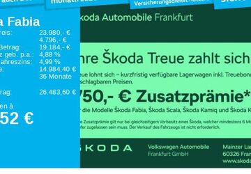 Skoda Fabia 4.500 km 23.980 &euro; Frankfurt 60326
