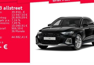 Audi A3 1.904 km 39.849 &euro; Frankfurt am Main 60314