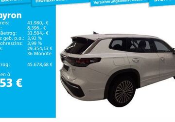 VW Tayron 9.721 km 41.980 &euro; Frankfurt 60326