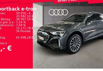 Audi Q8 e-tron 39.165 km 59.950 &euro; Frankfurt am Main 60314