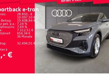 Audi Q4 e-tron 50.240 km 28.850 &euro; Frankfurt am Main 60314