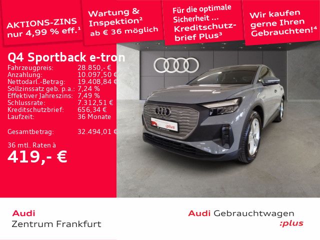 Audi Q4 e-tron 50.240 km 28.850 &euro; Frankfurt am Main 60314