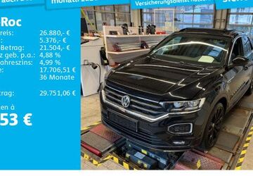 VW T-Roc 53.718 km 26.880 &euro; Frankfurt 60326