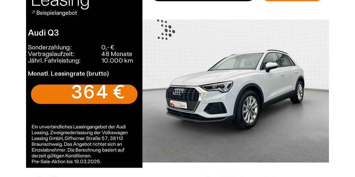Audi Q3 27.113 km 37.499 &euro; Hofheim 65719