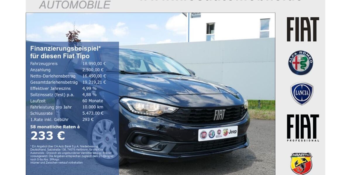 Fiat Tipo 12.095 km 18.990 &euro; Dreieich 63303
