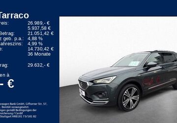 Seat Tarraco 68.800 km 26.269 &euro; Bischofsheim 65474