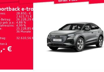 Audi Q4 e-tron 38.992 km 28.750 &euro; Frankfurt am Main 60314