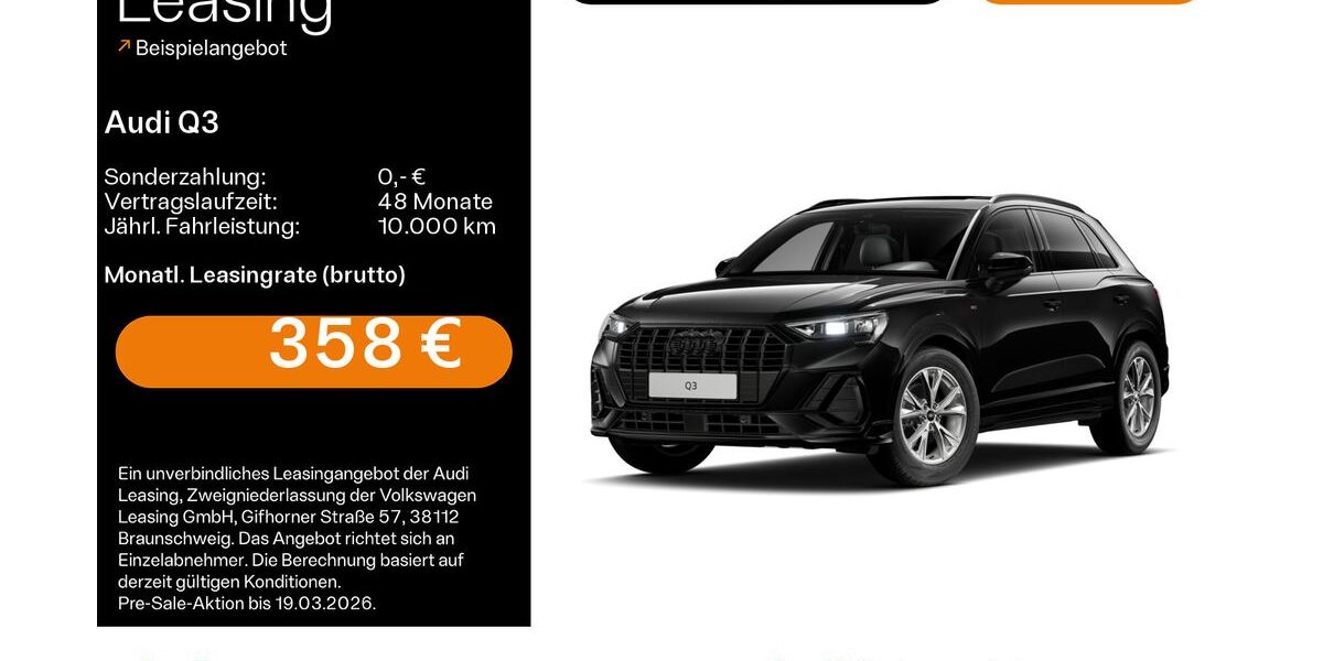 Audi Q3 9.354 km 39.880 &euro; Hofheim 65719