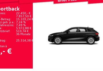 Audi A3 32.672 km 22.450 &euro; Frankfurt am Main 60314