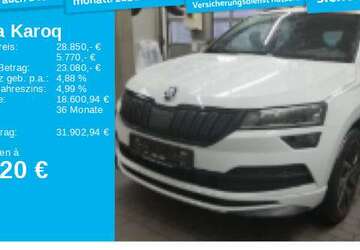 Skoda Karoq 51.082 km 28.850 &euro; Frankfurt 60326
