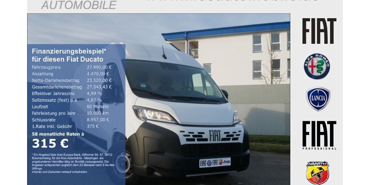 Fiat Ducato 25.384 km 27.990 &euro; Dreieich 63303