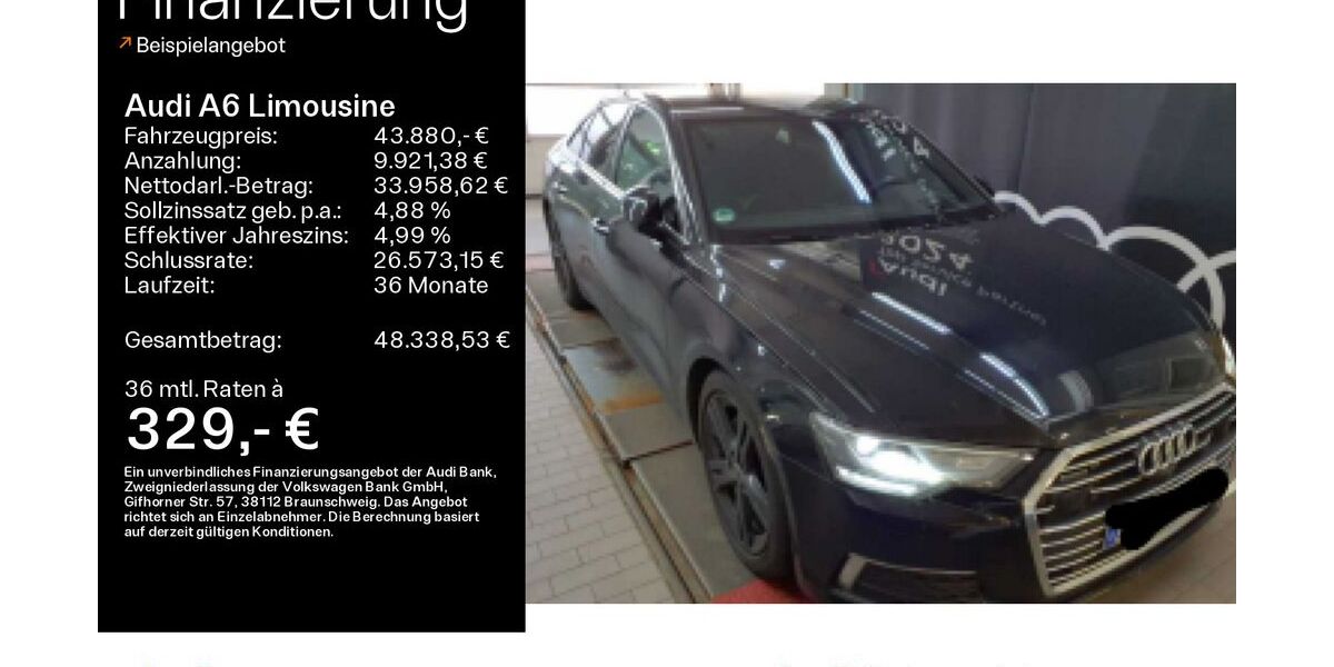 Audi A6 70.680 km 43.880 &euro; Hofheim 65719