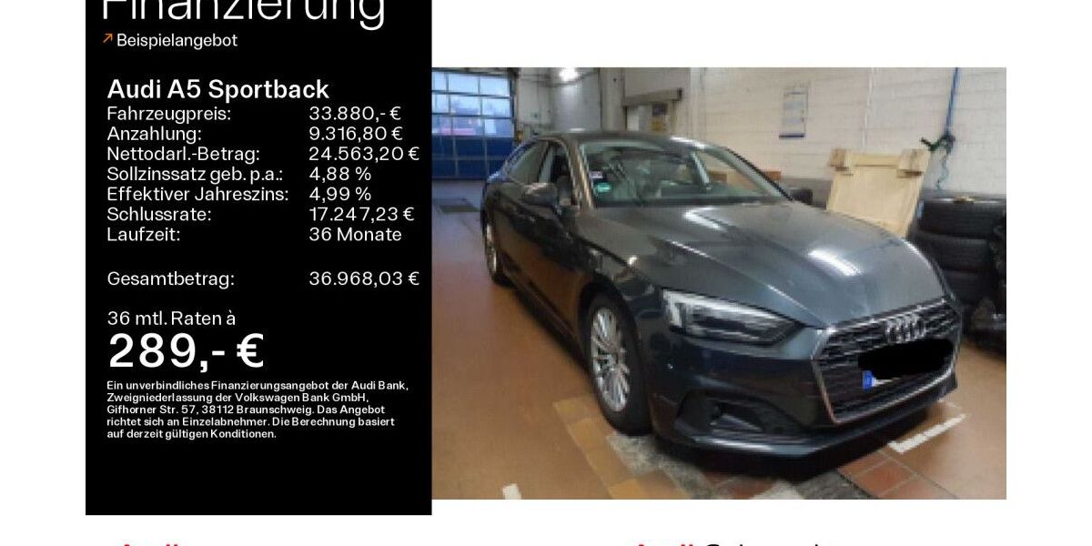 Audi A5 94.814 km 33.880 &euro; Hofheim 65719