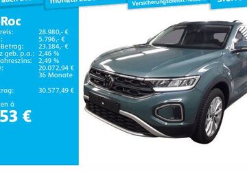 VW T-Roc 14.580 km 28.980 &euro; Frankfurt 60326