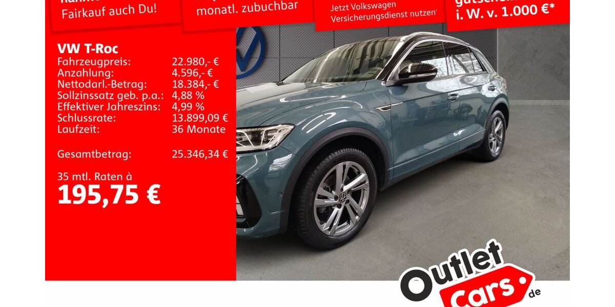 VW T-Roc 32.914 km 22.980 &euro; Frankfurt 60326
