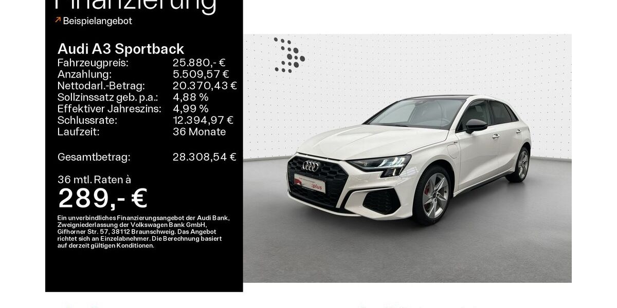 Audi A3 50.976 km 25.880 &euro; Hofheim 65719