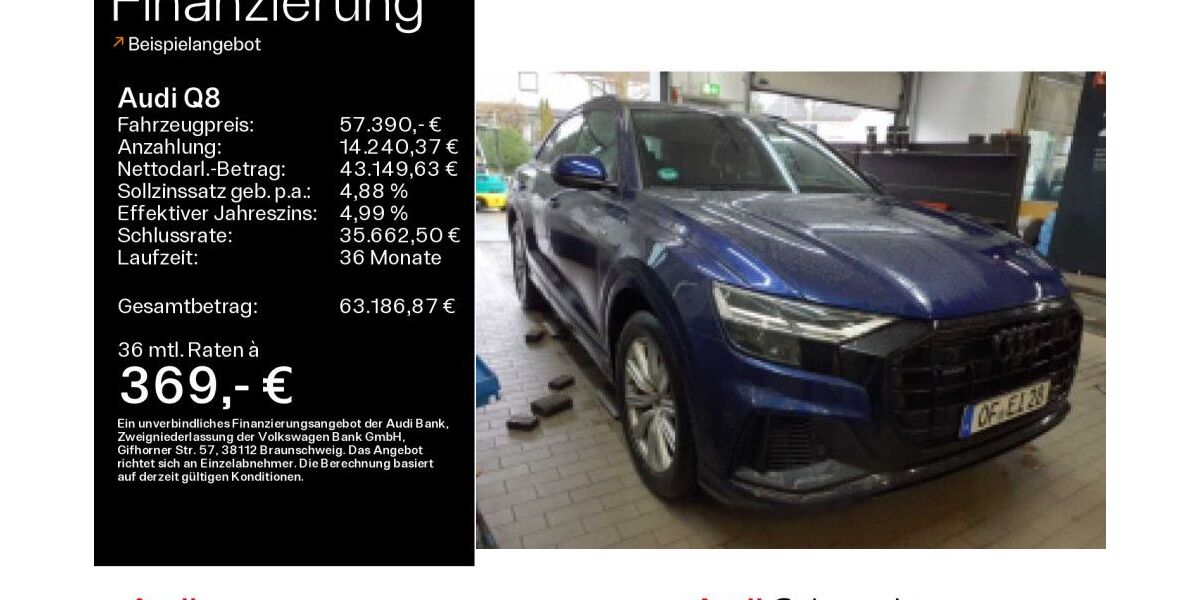Audi Q8 70.100 km 57.390 &euro; Hofheim 65719