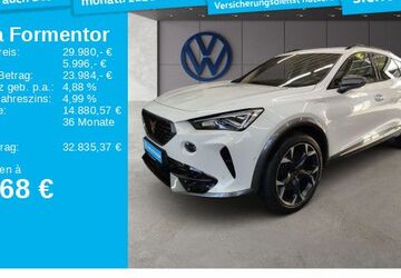 Cupra Formentor 12.485 km 29.980 &euro; Frankfurt 60326