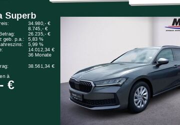 Skoda Superb 9.900 km 34.980 &euro; Rödermark 63322