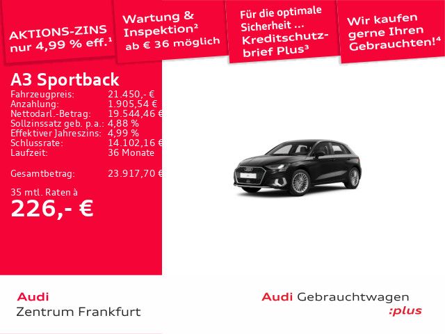 Audi A3 23.725 km 21.450 &euro; Frankfurt am Main 60314
