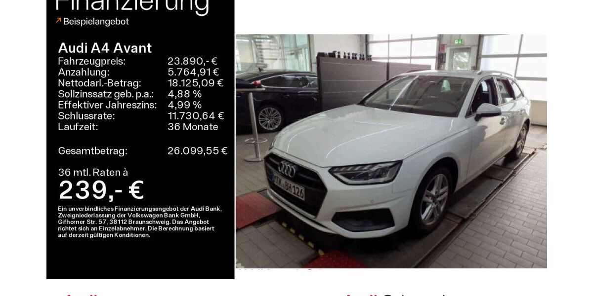 Audi A4 135.926 km 23.890 &euro; Hofheim 65719