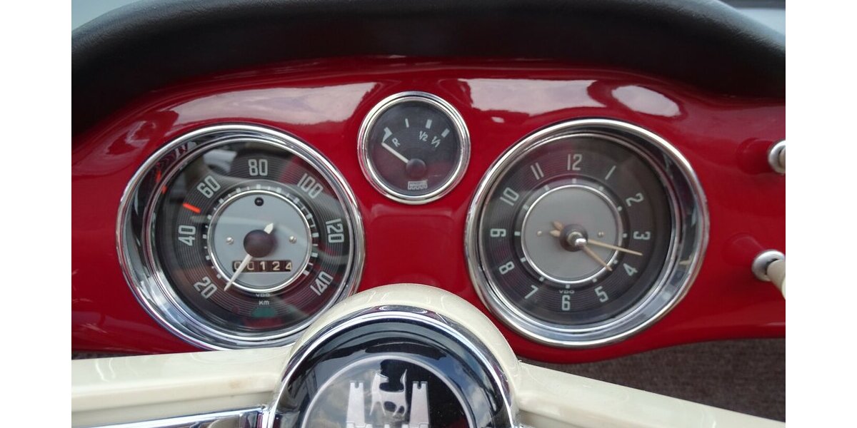 VW Karmann Ghia Cabrio vollständig restauriert 1.200 km 63.990 &euro; Rodgau 63110