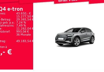 Audi Q4 e-tron 48.881 km 43.650 &euro; Frankfurt am Main 60326