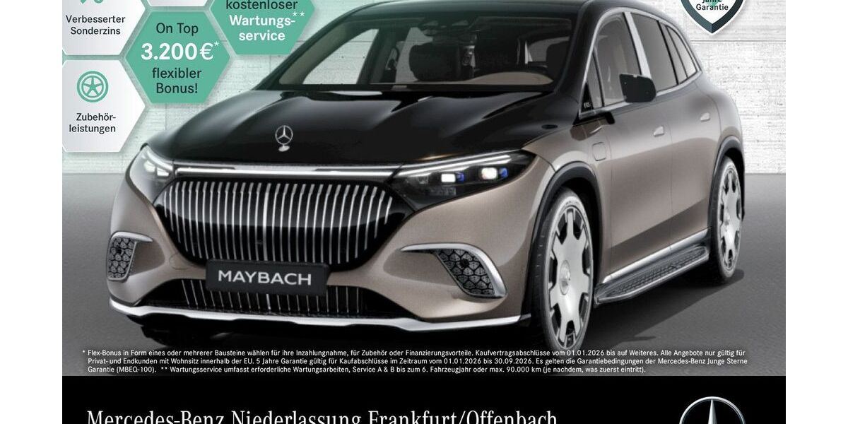 Mercedes-Benz EQS SUV 26.661 km 171.990 &euro; Frankfurt 60599