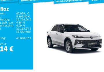 VW T-Roc 5.500 km 40.999 &euro; Neu-Isenburg 63263